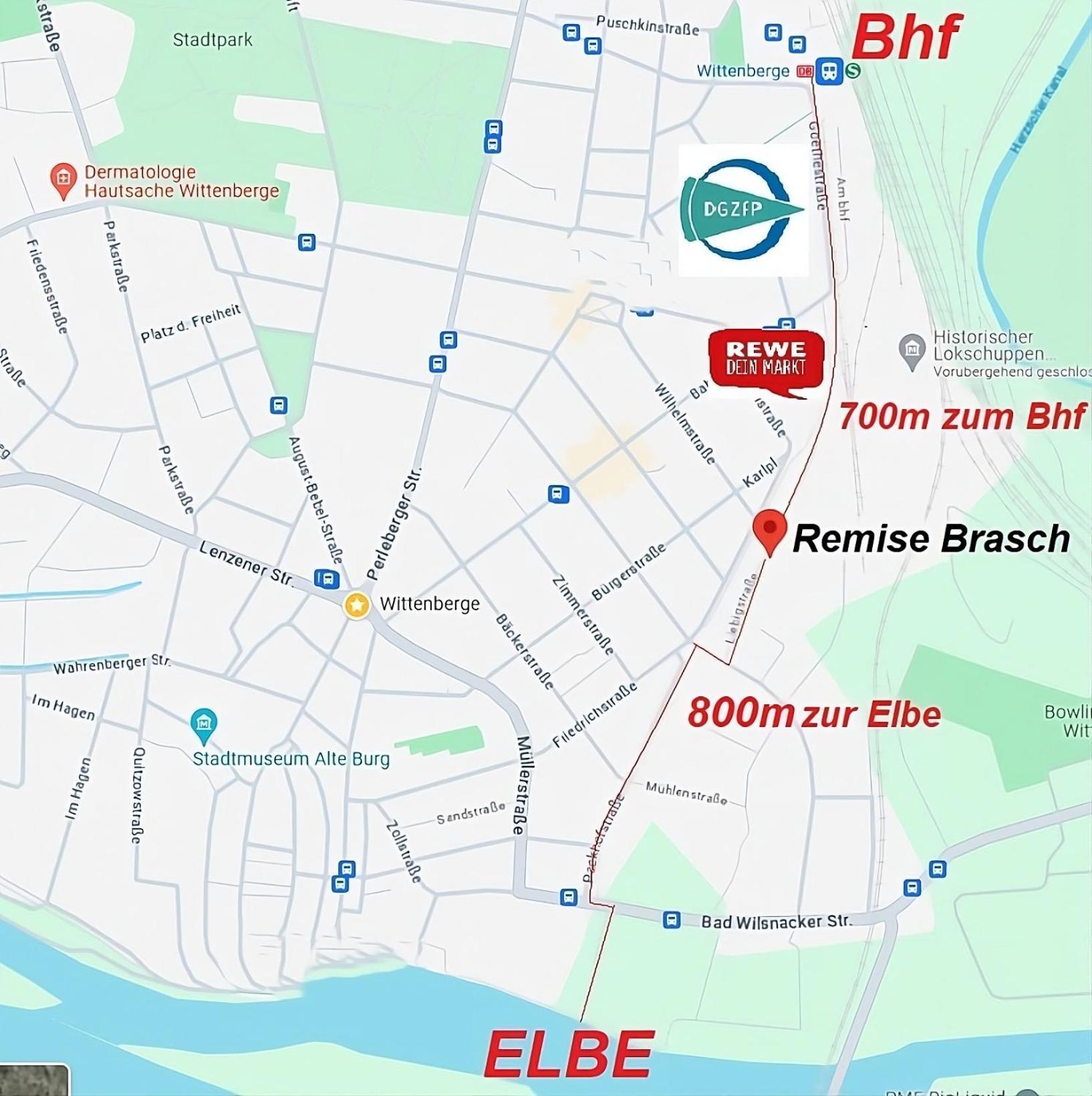 Апартаменты Remise Brasch - Zwischen Bahnhof Und Elbe Виттенберге Экстерьер фото